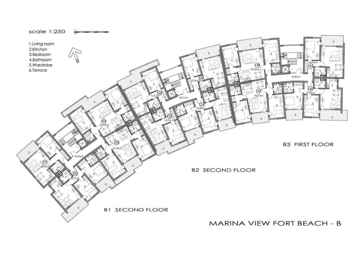 Magical Apartment In Marina View Fort Beach سفيتي فلاس المظهر الخارجي الصورة